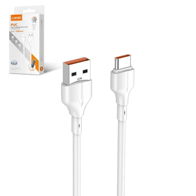 LDNIO 1 m USB‑A to USB‑C Fast‑Charging Cable Model 26LS‑A