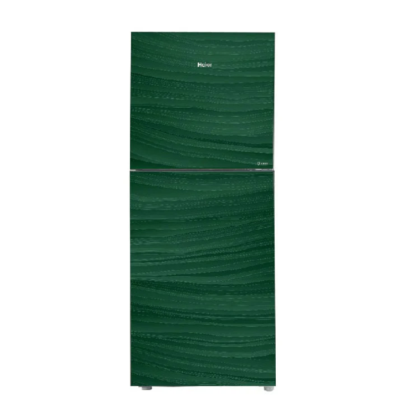 Haier 19 cu ft Glass Door Top‑Mount Refrigerator Model HRF 538 EPG