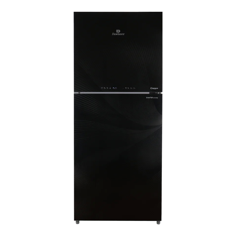 Dawlance Double Door Refrigerator Model 9191GRAZE+ Gem black