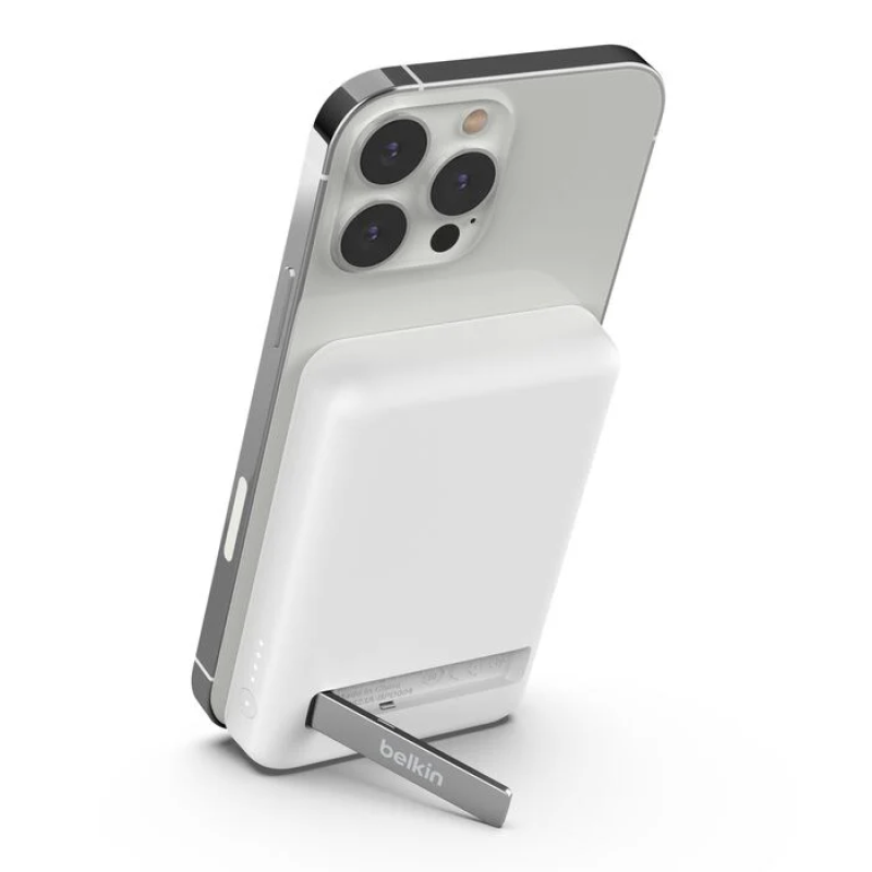 BELKIN Magnetic Wireless Power Bank 5K + Stand Model BPD004BTWT