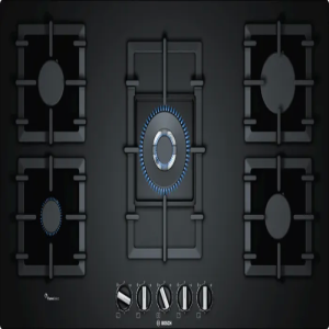 Bosch Series 6 PPQ9A6B90 Gas Hob with Integrated Controls